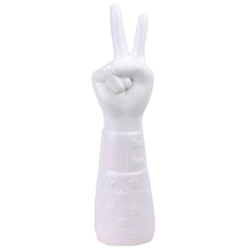 Статуэтка Jonathan Adler Peace Hand Sculpture Белый Статуэтка Jonathan Adler Peace Hand Sculpture Белый в Саратове | Loft Concept