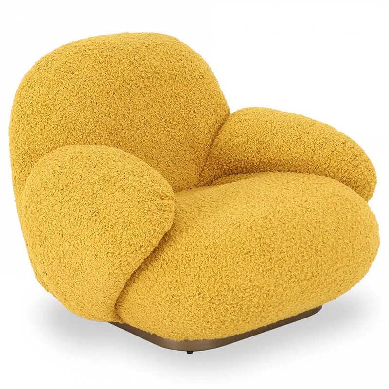 Кресло Chloe Yellow Armchair Желтый Золотой в Саратове | Loft Concept 