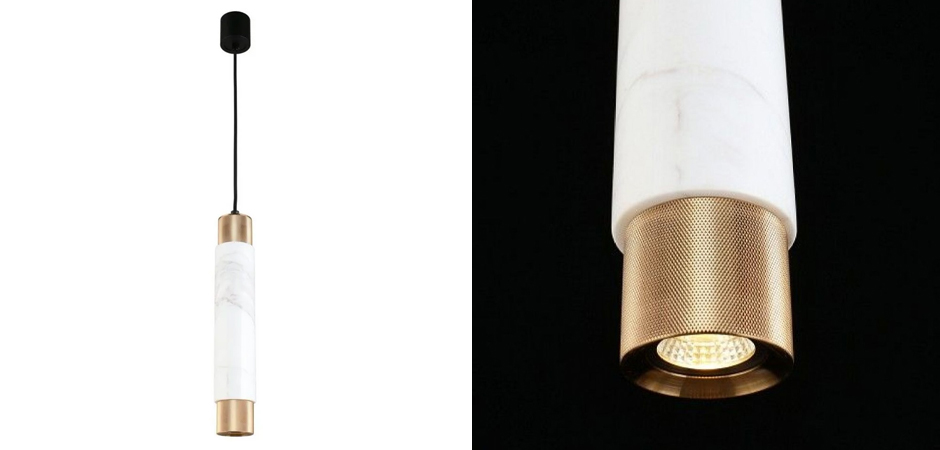 Подвесной светильник Cocktail Tube Бронзовый Подвесной светильник Cocktail Tube Бронзовый - Loft-Concept в Саратове