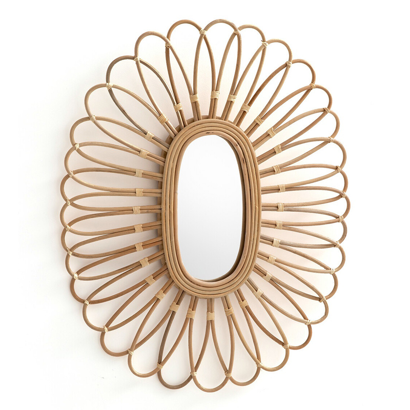 Зеркало Mirror Rattan Oval  в Саратове | Loft Concept 