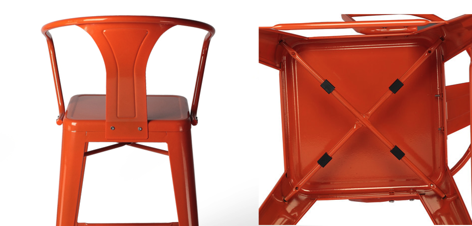 Барный стул Tolix Bar Stool 75 Armchair Backed Барный стул Tolix Bar Stool 75 Armchair Backed - Loft-Concept в Саратове