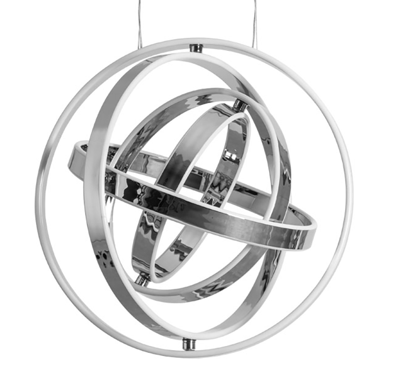 Люстра дизайнерская Rings Серебряный Люстра дизайнерская Rings Серебряный в Саратове | Loft Concept