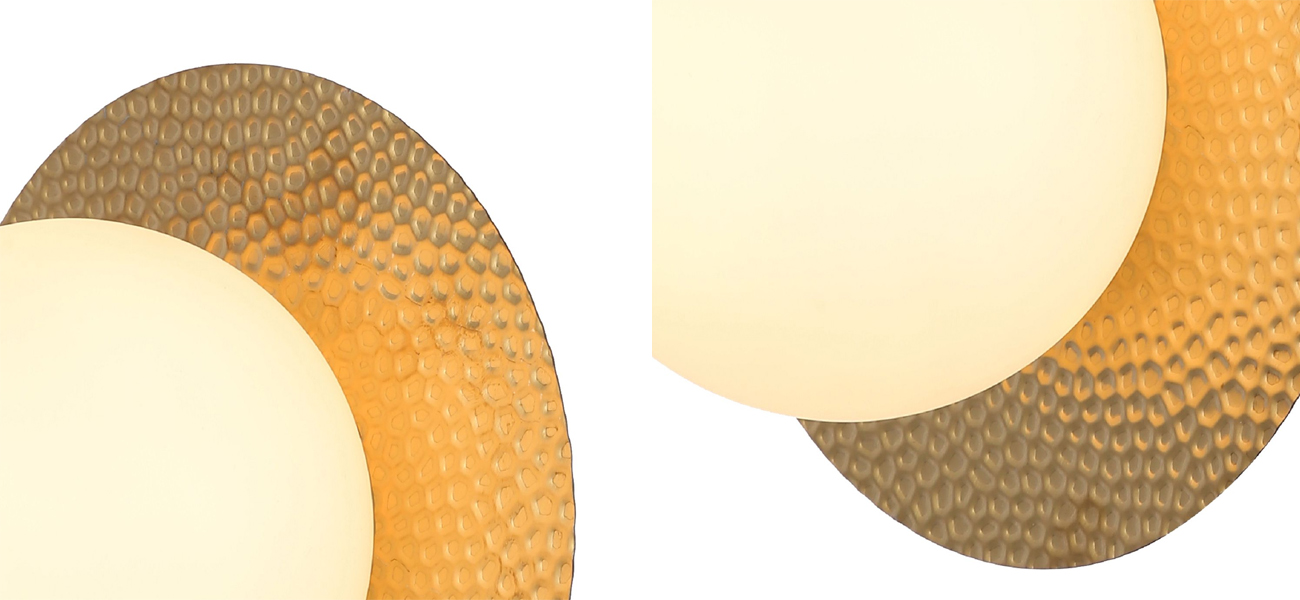 Бра медного цвета с белым плафоном MATISSE - фото