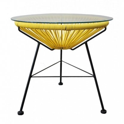 Приставной стол Acapulco side table Yellow Морская синь Желтый Оранжевый Зеленый Черный Белый в Саратове | Loft Concept 