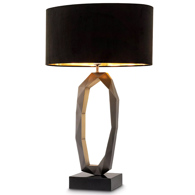 Настольная лампа Eichholtz Table Lamp Santos Черный Графит в Саратове | Loft Concept 