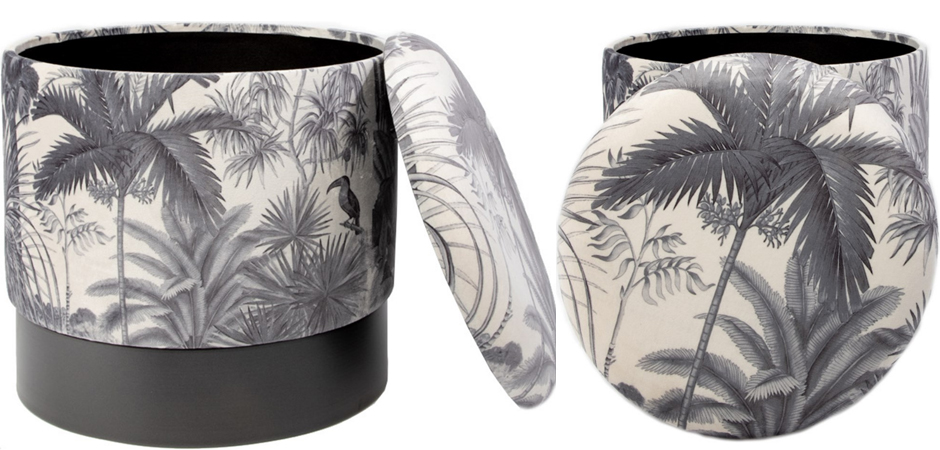 Пуф PUF Jungle Print plants&toucan small Пуф PUF Jungle Print plants&toucan small - Loft-Concept в Саратове