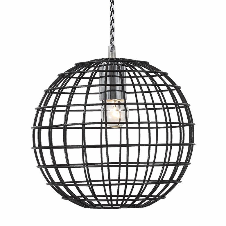 Люстра Iron Farm Cage Pendant Black Черный в Саратове | Loft Concept 