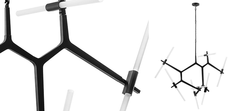 Люстра Агнес Chandelier Black 14 Люстра Агнес Chandelier Black 14 - Loft-Concept в Саратове