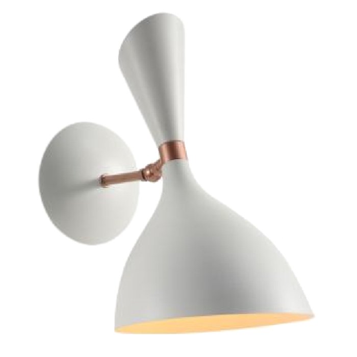 Бра Duke wall lamp White Белый Латунь в Саратове | Loft Concept 