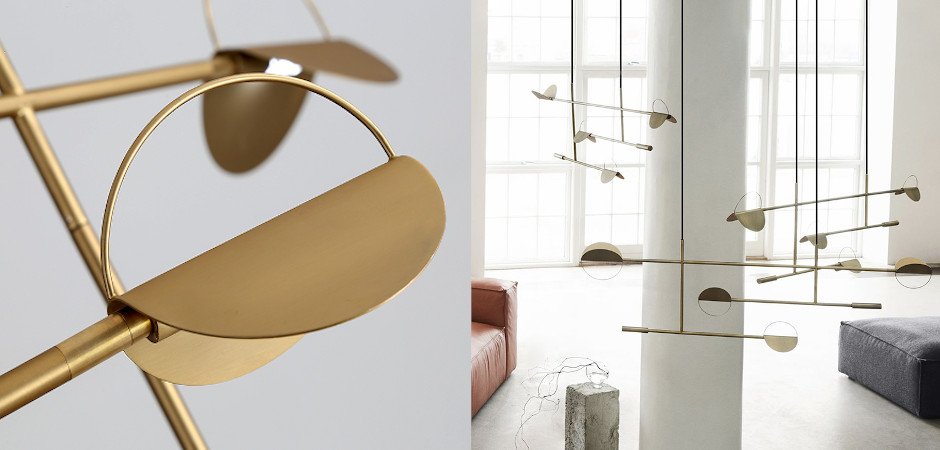 Люстра BOLIA LEAVES PENDANT brass Люстра BOLIA LEAVES PENDANT brass - Loft-Concept в Саратове