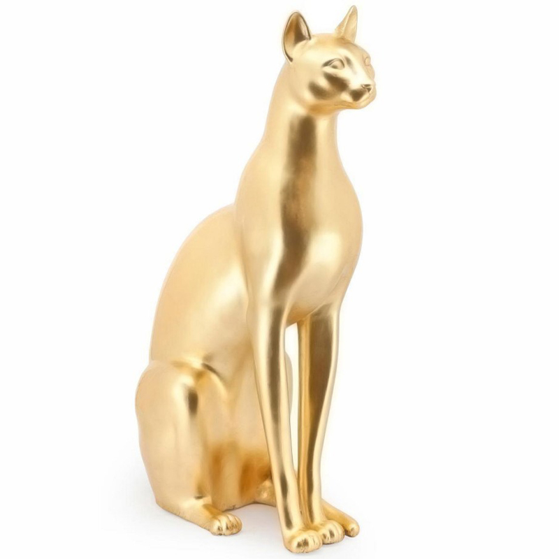 Статуэтка Abhika Egyptian Cat Gold Золотой в Саратове | Loft Concept 