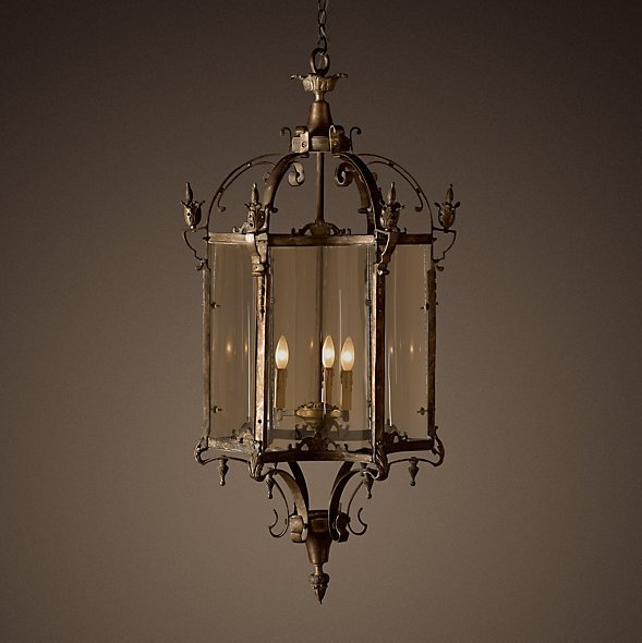 Люстра 19th Century Salerno Streetlight Pendant Lighting Черный в Саратове | Loft Concept 