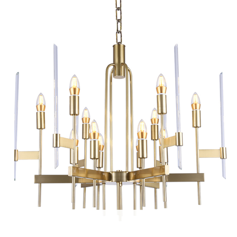 Bari Light Chandelier Aged Brass Золотой в Саратове | Loft Concept 