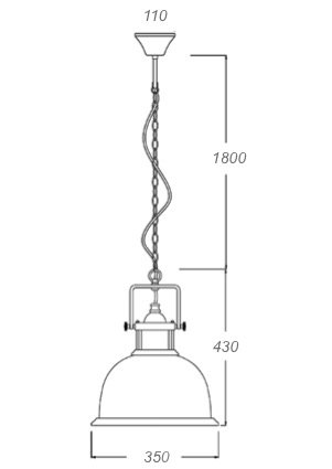 Люстра Old Copper Pendant Big в Саратове