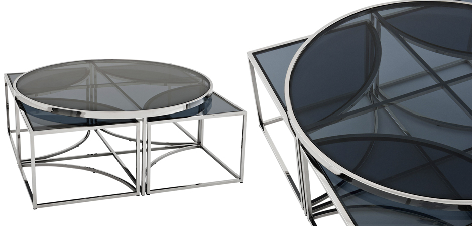 Кофейный стол Eichholtz Coffee Table Padova Stainless steel Кофейный стол Eichholtz Coffee Table Padova Stainless steel - Loft-Concept в Саратове