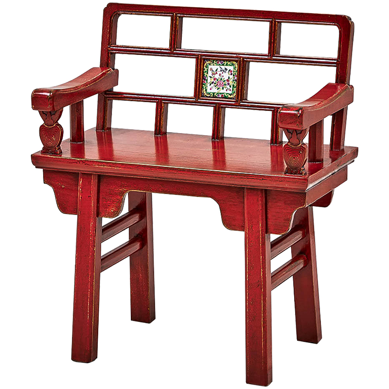 Стул Chinoiserie Red Stool Красный в Саратове | Loft Concept 