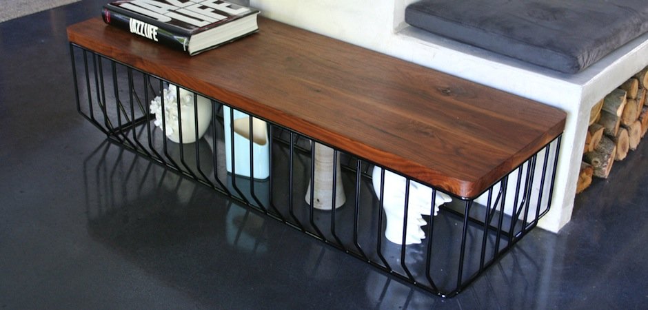 Банкетка-столик Reza Feiz Wired Bench Банкетка-столик Reza Feiz Wired Bench - Loft-Concept в Саратове