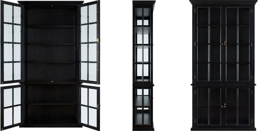Шкаф-витрина French black Шкаф-витрина French black - Loft-Concept в Саратове