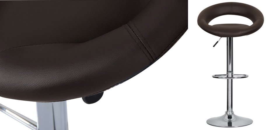 Барный стул Ring Dark Brown Барный стул Ring Dark Brown - Loft-Concept в Саратове