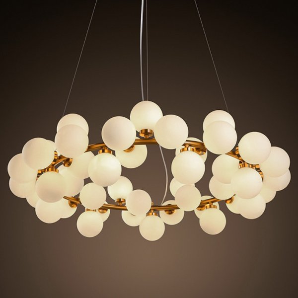 Люстра Milk Bubble Round Chandelier  в Саратове | Loft Concept 