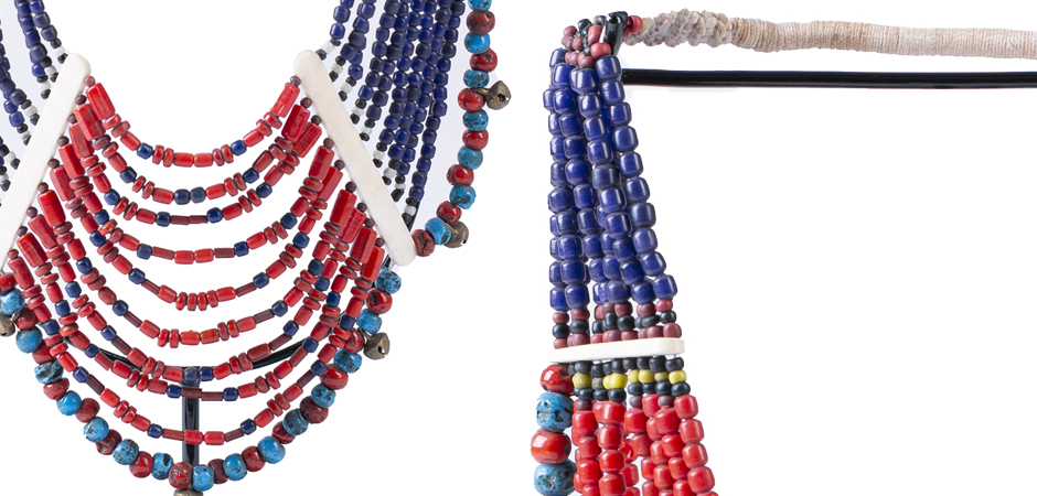 Этническое ожерелье на подставке Line Beads Этническое ожерелье на подставке Line Beads - Loft-Concept в Саратове