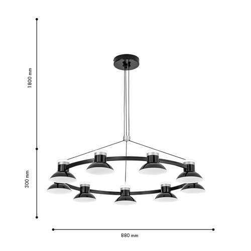 Люстра Celevis Black 92 в Саратове