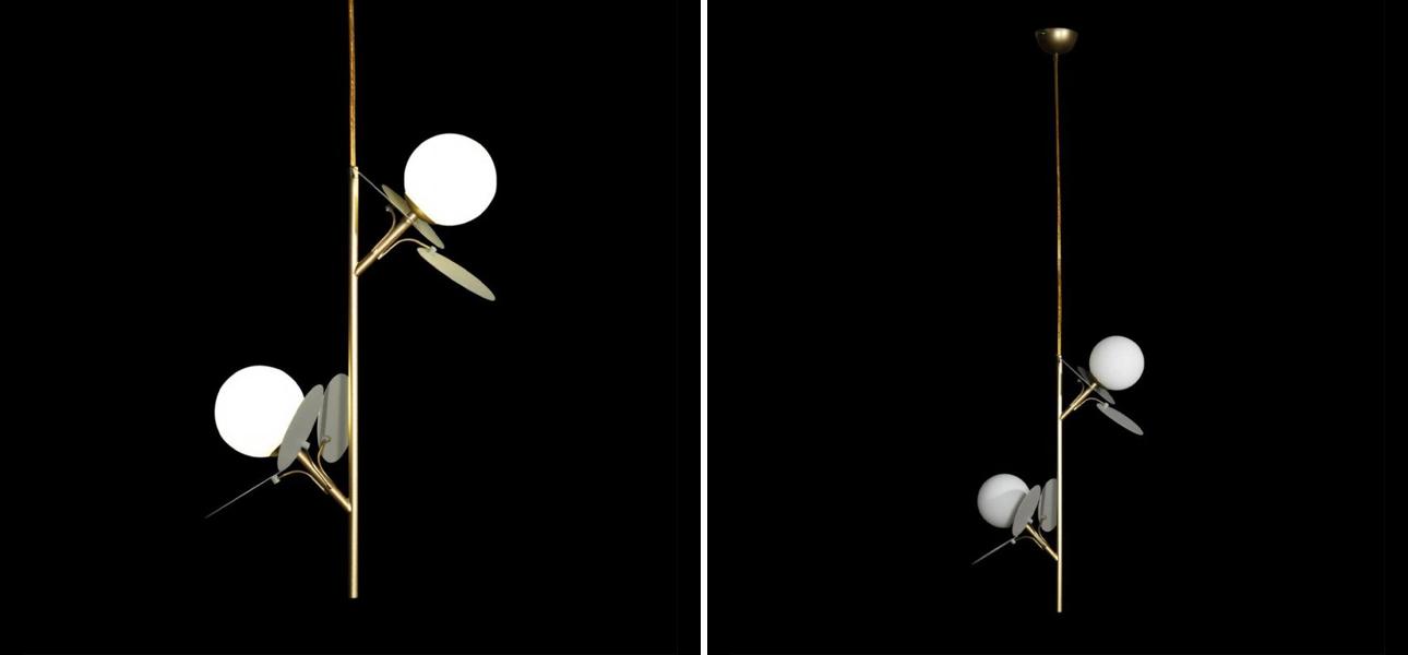 Люстра MATISSE Pendant Double Grey - фото