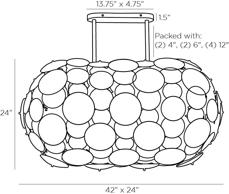 Люстра Arteriors NEBULA CHANDELIER в Саратове