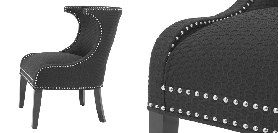 Кресло Eichholtz Chair Elson black Кресло Eichholtz Chair Elson black - Loft-Concept в Саратове