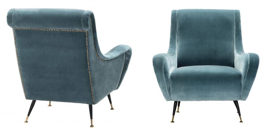 Кресло для гостиной Giardino Chair turquoise бирюзовый вельвет Кресло для гостиной Giardino Chair turquoise бирюзовый вельвет - Loft-Concept в Саратове