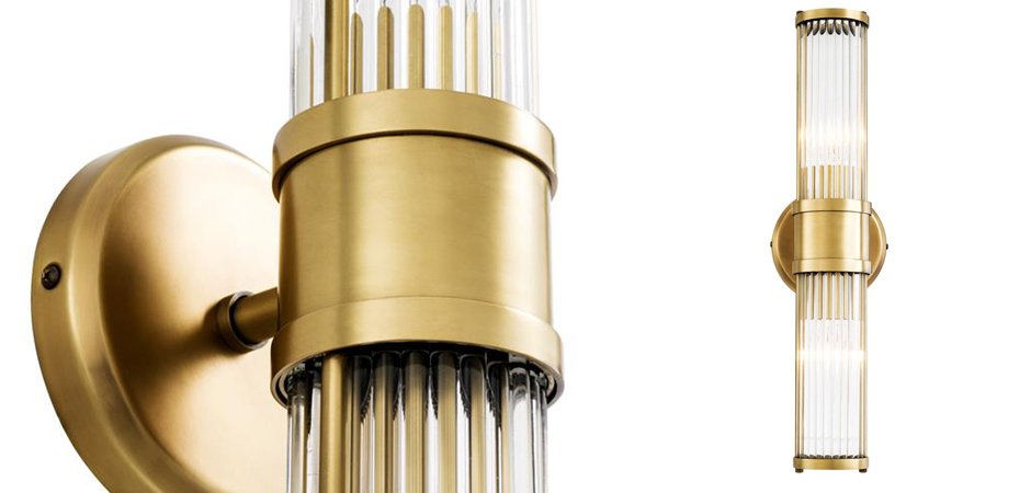 Бра Wall Lamp Claridges Double Brass Бра Wall Lamp Claridges Double Brass - Loft-Concept в Саратове