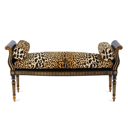 Оттоманка Attina Leopard Bench Мульти в Саратове | Loft Concept 