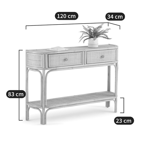 Консоль из плетеного ротанга с ящиками Armelle Rattan Console Консоль из плетеного ротанга с ящиками Armelle Rattan Console в Саратове