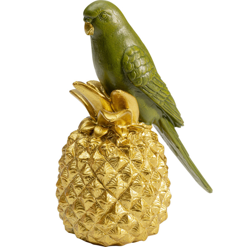 Статуэтка Green Parrot on a Pineapple Зеленый Золотой в Саратове | Loft Concept 