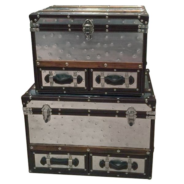 Сундук Aluminum ostrich trunk Сундук Aluminum ostrich trunk в Саратове | Loft Concept