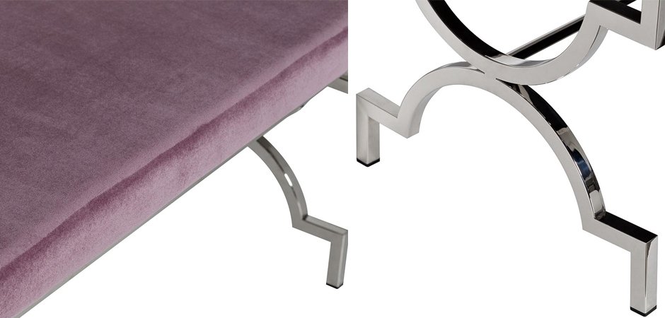 Банкетка Neoclassic Ornament Silver Банкетка Neoclassic Ornament Silver - Loft-Concept в Саратове