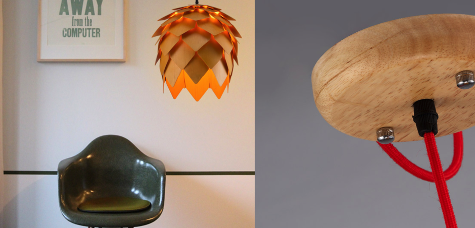 Подвесной светильник Crimea Pine Cone natural wood Подвесной светильник Crimea Pine Cone natural wood - Loft-Concept в Саратове