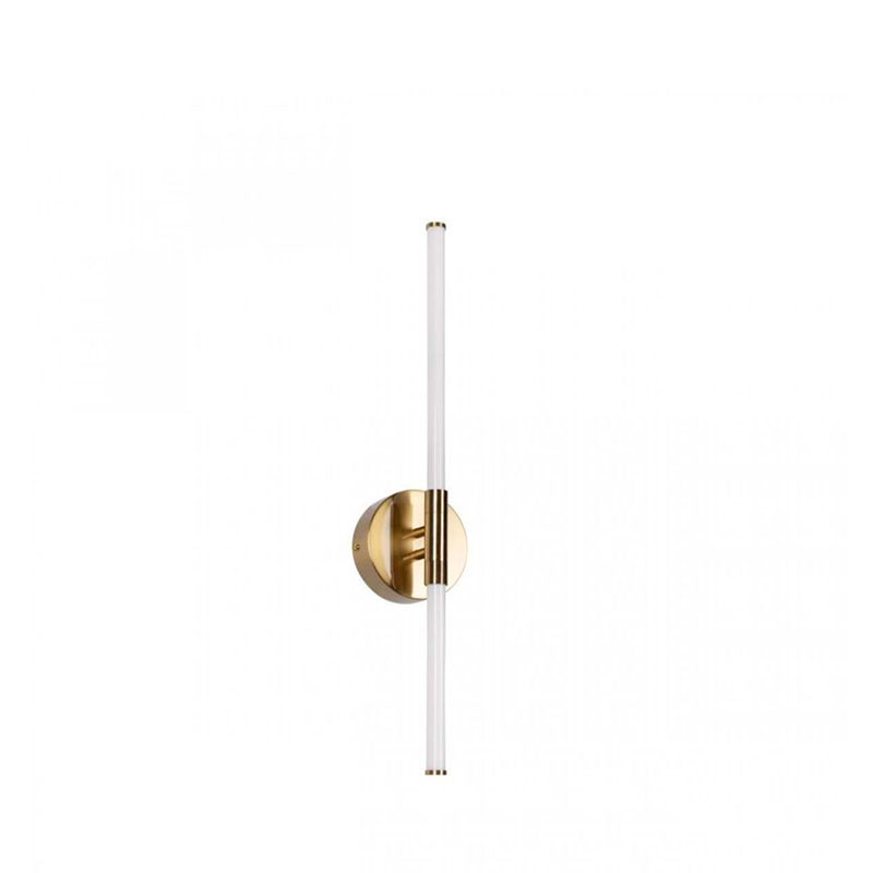 Бра светодиодное Trumpet Tube Gold 60 см Золотой Белый в Саратове | Loft Concept 