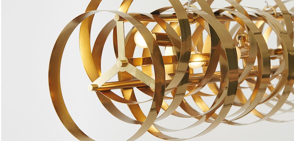 Люстра Brass Belts Chandelier Люстра Brass Belts Chandelier - Loft-Concept в Саратове