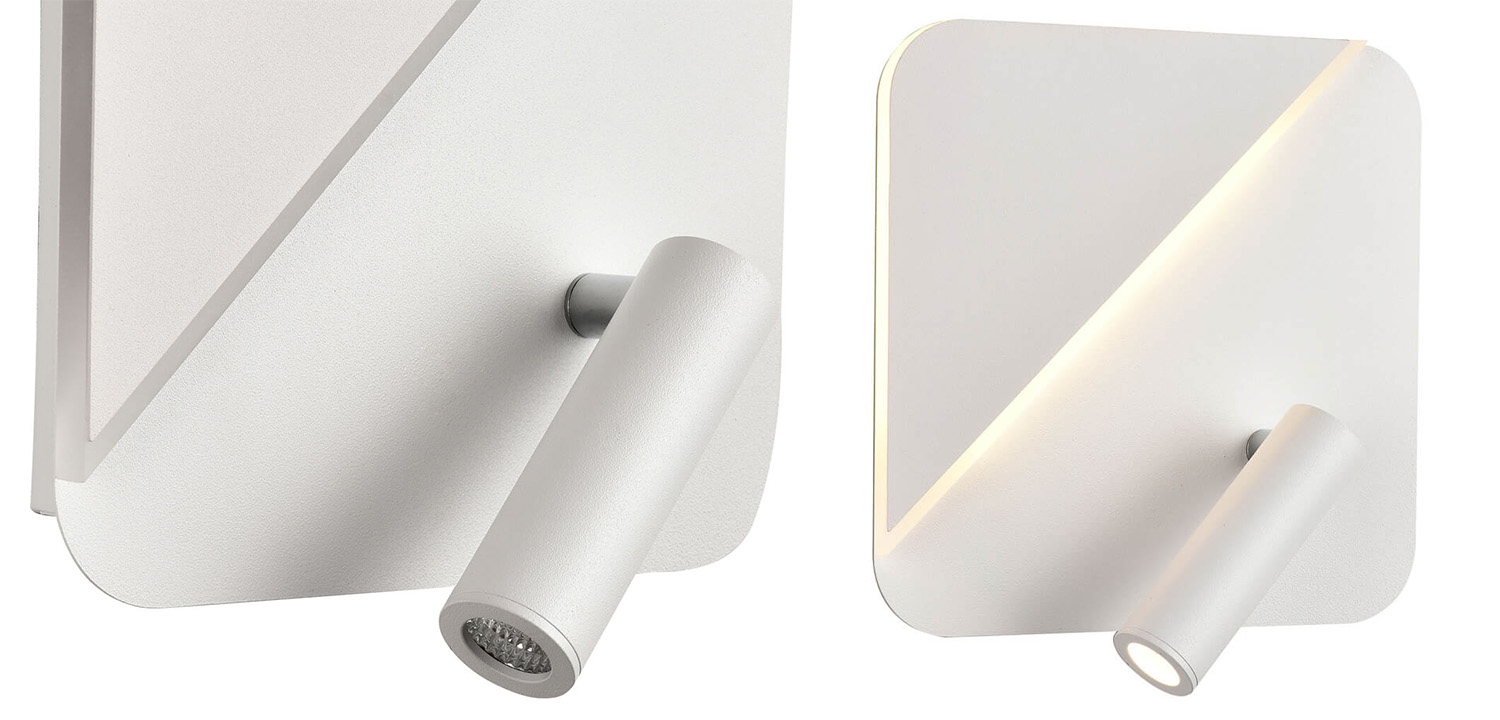 Настенный спот Tod White Square Spot - фото