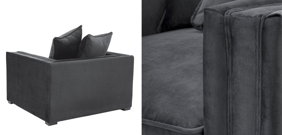 Кресло Eichholtz Chair Menorca Black Кресло Eichholtz Chair Menorca Black - Loft-Concept в Саратове