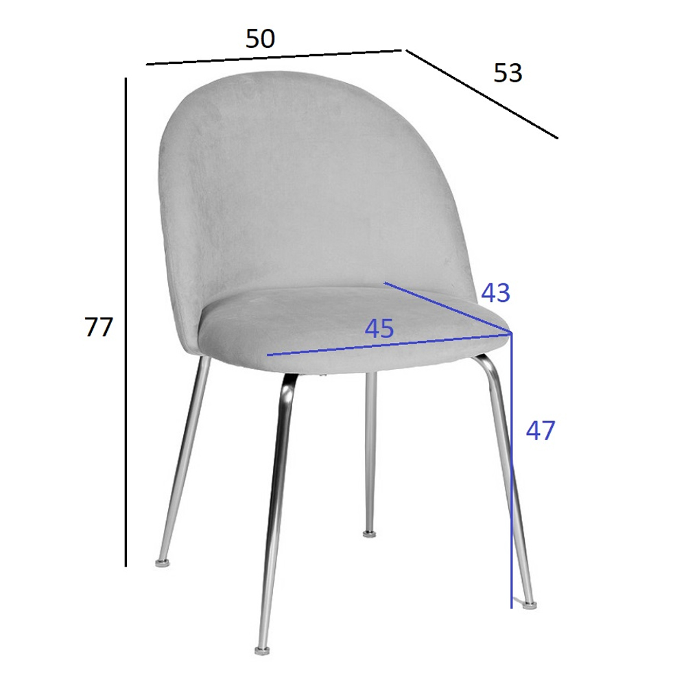 Стул велюровый хаки на золотистых металлических ножках Vendramin Chair в Саратове
