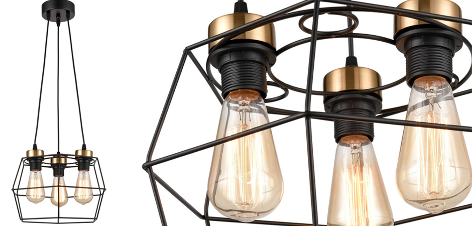Люстра Loft Wire Cage Black lamp 3 Люстра Loft Wire Cage Black lamp 3 - Loft-Concept в Саратове
