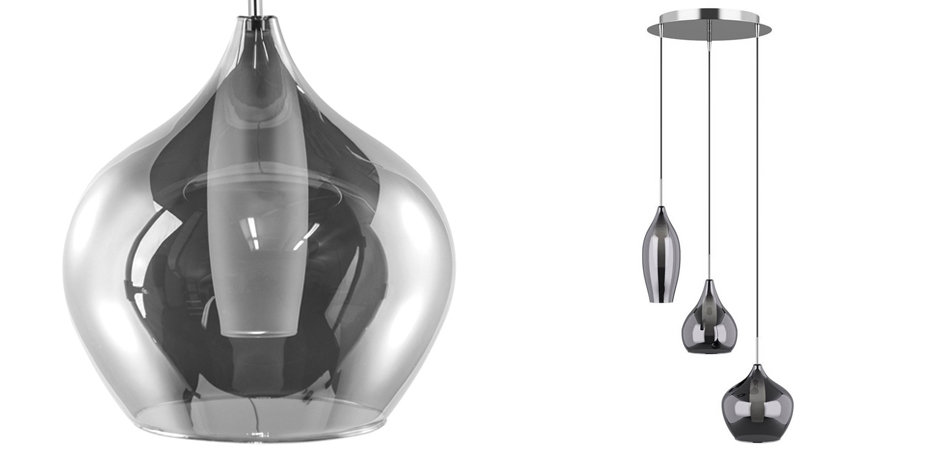 Люстра Candiano Smoke Triple Люстра Candiano Smoke Triple - Loft-Concept в Саратове