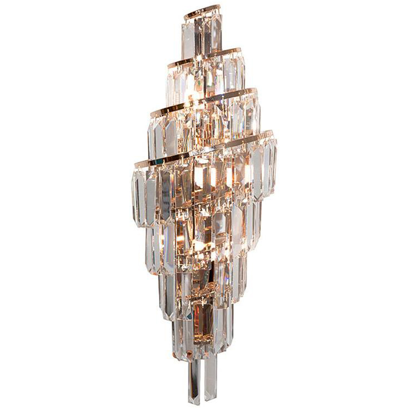 Бра Odeon Cascade Wall Lamp Gold 55 Золотой Прозрачное Стекло в Саратове | Loft Concept 