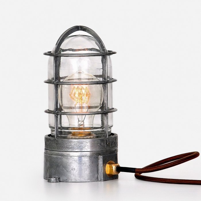 Настольная лампа Steampunk Cage Glass Edison Table lamp  в Саратове | Loft Concept 