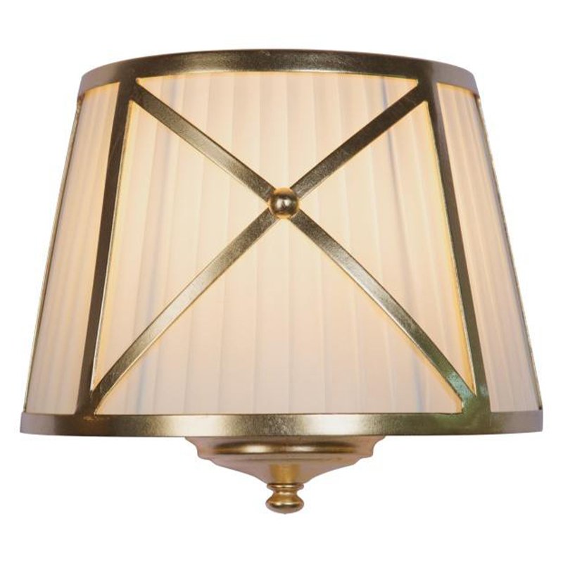 Бра Provence Lampshade Light Gold Wall Lamp Бежевый Золотой в Саратове | Loft Concept 