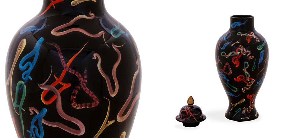 Ваза Seletti Vase Snakes Toiletpaper Ваза Seletti Vase Snakes Toiletpaper - Loft-Concept в Саратове