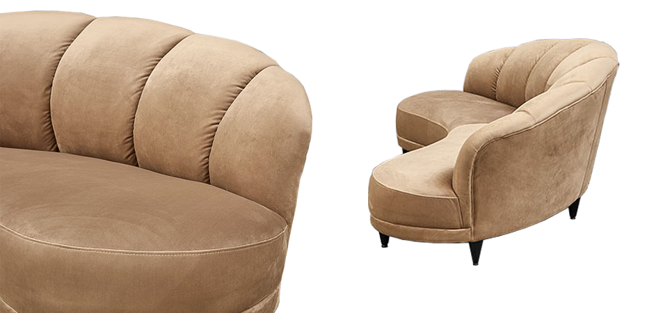 Диван Vanilla Croissant Sofa Диван Vanilla Croissant Sofa - Loft-Concept в Саратове