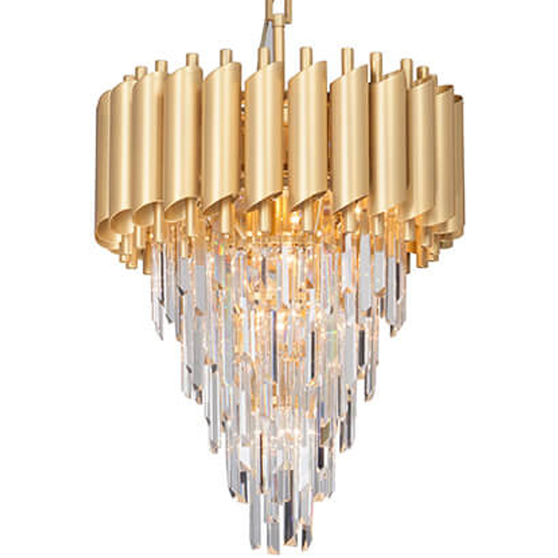 Empire Gold Chandelier Crystal D 50 Глянцевое золото в Саратове | Loft Concept 